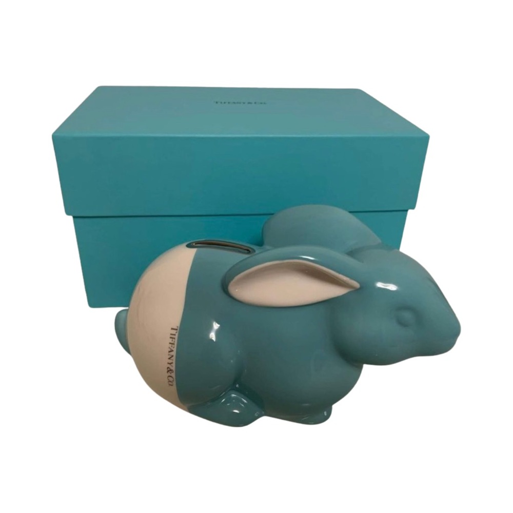 💙Tiffany & Co Ceramic Piggy Bank from Color Block collection Ltd Edition